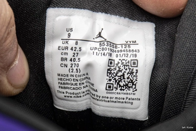 Court 553558-125  Purple Jordan 1 Low  1212